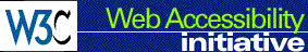 Logo del WAI, que enlaza con sus páginas.