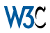 Logo del W3C que enlaza con sus páginas.