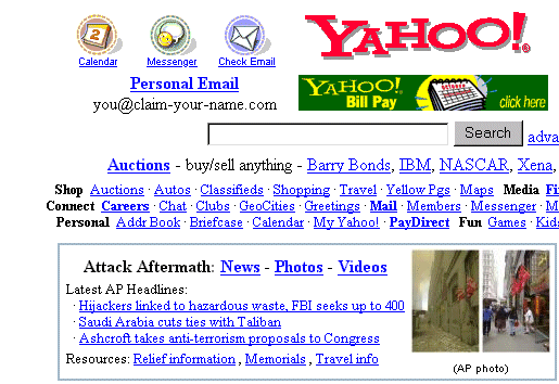 Vista de una página con la fuente por defecto del navegador.