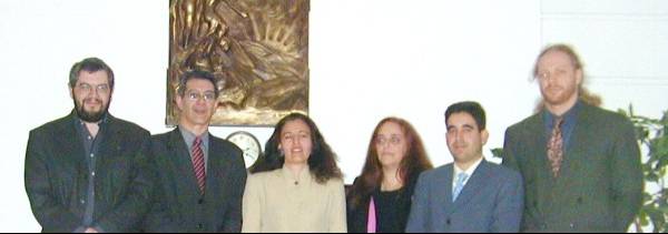 Foto: De izquierda a derecha, Claudio Segovia, Carlos Benavídez, Emmanuelle Gutiérrez y Restrepo, Graciela Caplan, Rafael Romero y Charles McCathieNevile.
