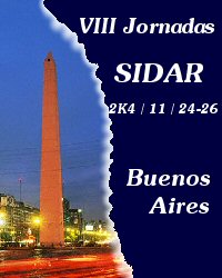 Tarjeta postal de invitación a participar en las VII Jornadas del Sidar.