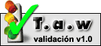 Logosímbolo del Test de accesibilidad Web (Taw).