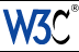 Logo del W3C que enlaza con sus páginas.