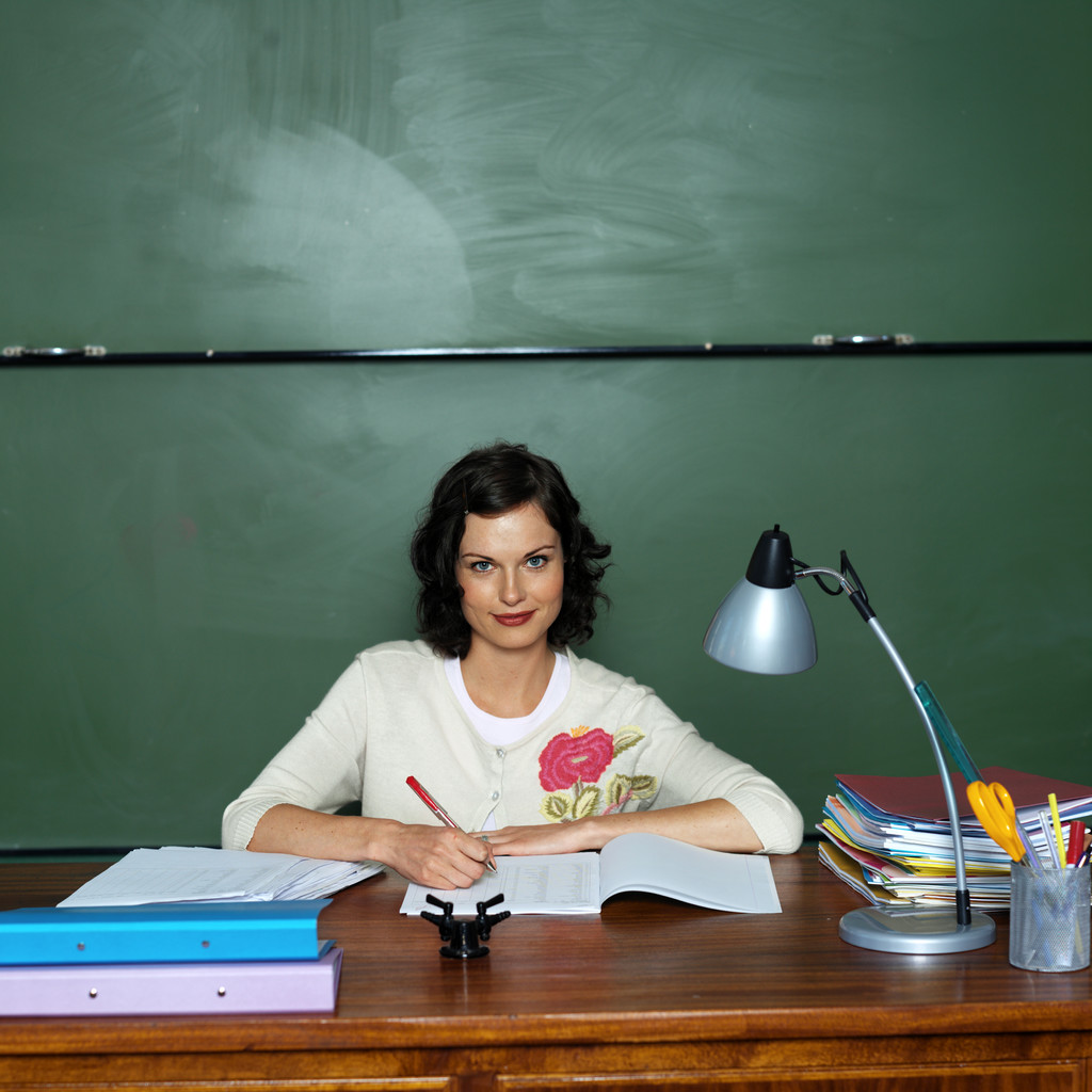 una profesora. 