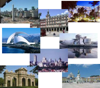 Vista de las distintas ciudades en las que se han celebrado las Jornadas Sidar.