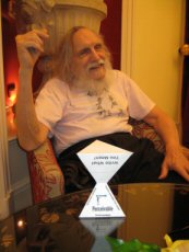 William Loughborough con el Tetraedro de las WCAG 2.0